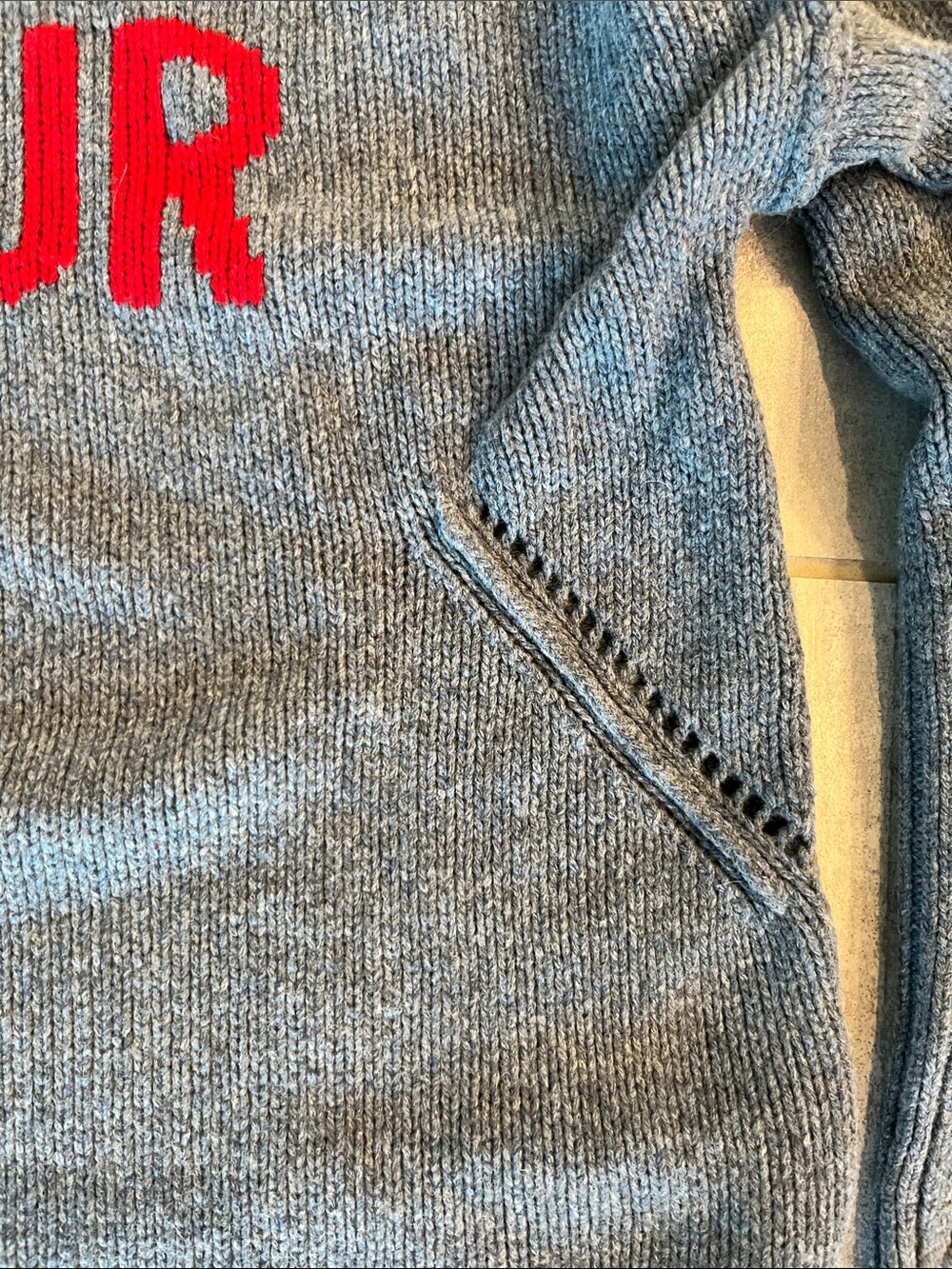 Zadig & Voltaire AMOUR Women’s Turtleneck Sweater in Charcoal Gray size L - Picture 5 of 8